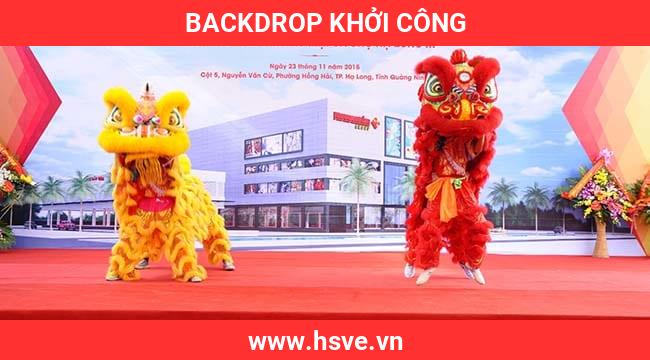 backdrop khởi công backdrop khởi công