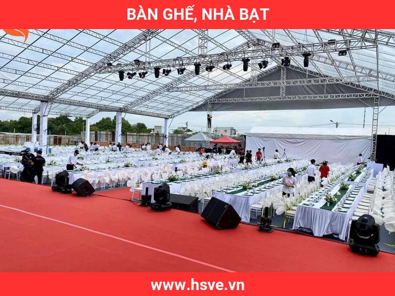 bàn ghế, nhà bạt bàn ghế, nhà bạt