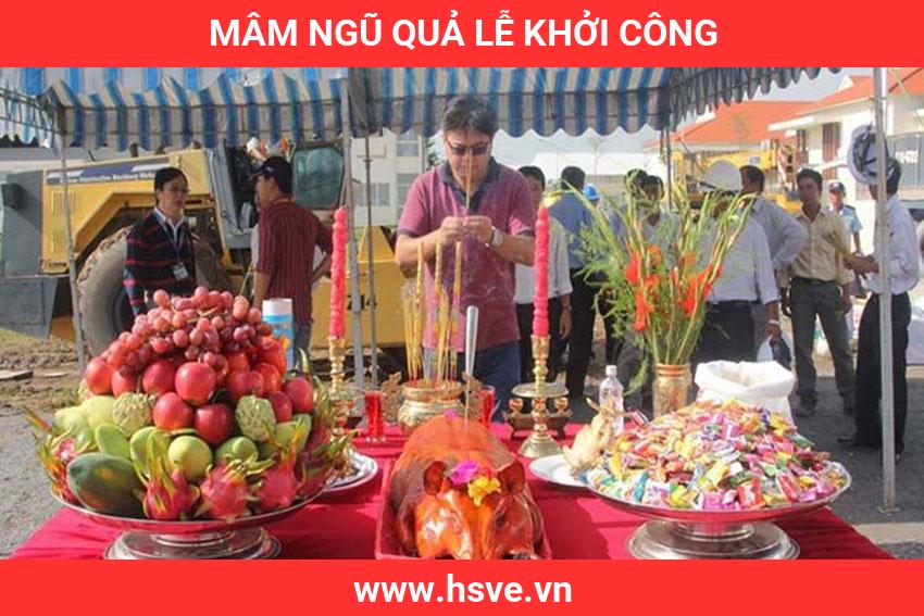 mâm ngũ quả lễ khởi công mâm ngũ quả lễ khởi công