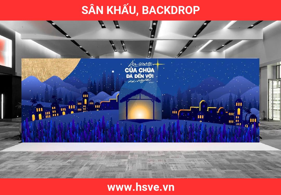 sân khấu, backdrop sân khấu, backdrop