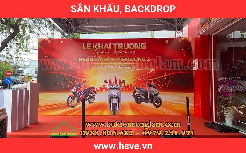 sân khấu, backdrop sân khấu, backdrop